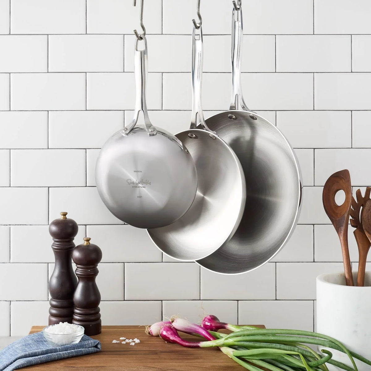 Stainless Steel Skillet F587