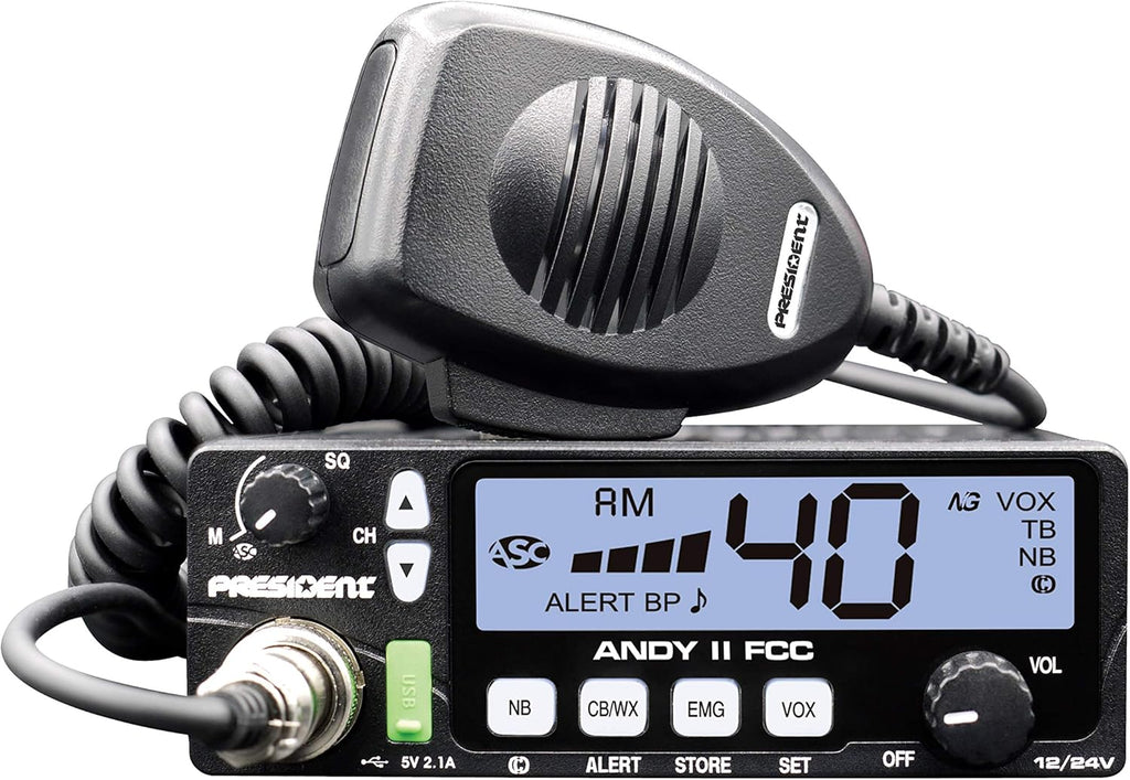 CB Radio with Weather Channel and USB Port X532