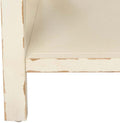 Distressed Ivory End Table R2832