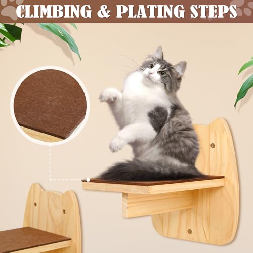 Cat Wall Shelves with Hammock and Perch F3507
