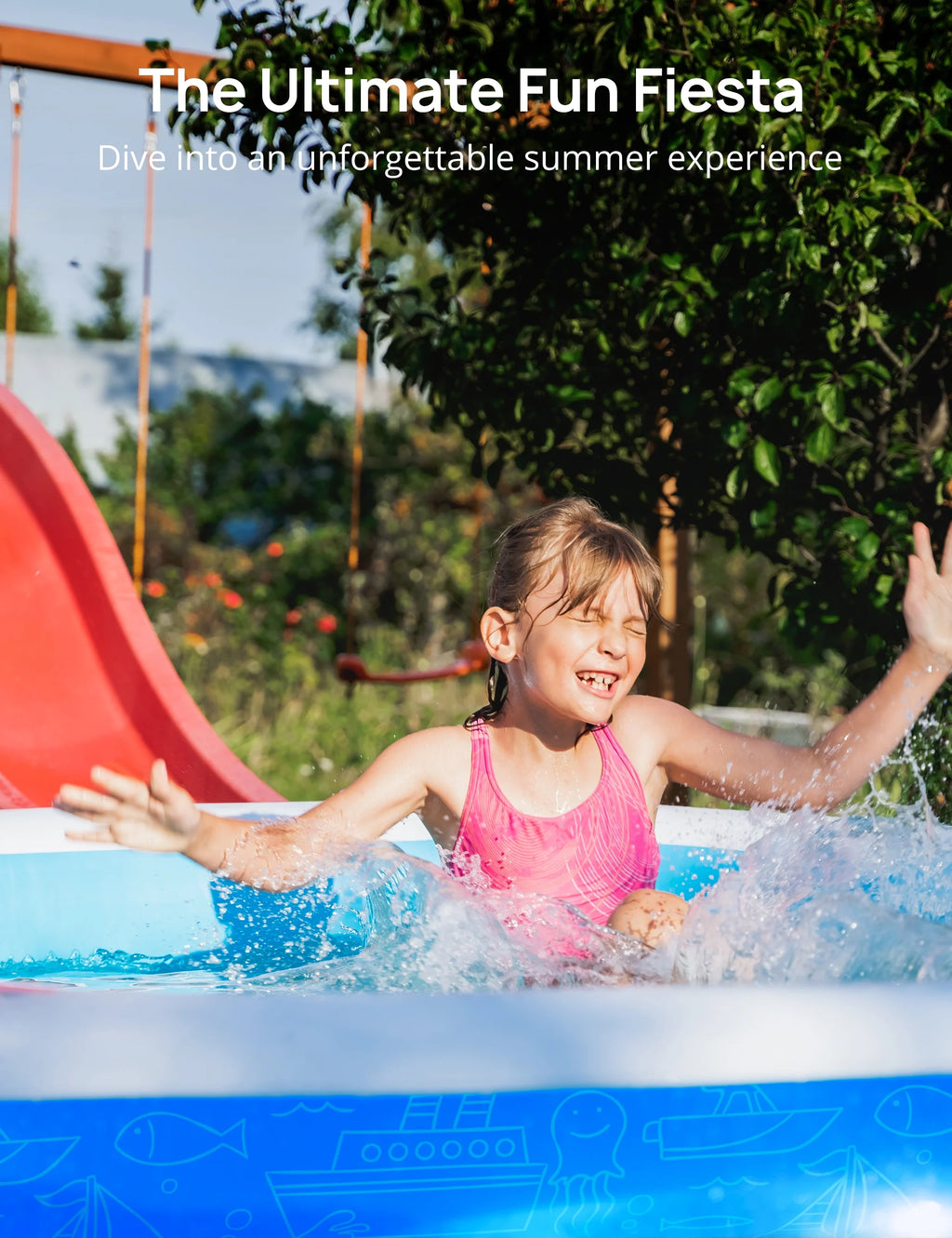 Inflatable Swimming Pools 118'' x 72'' x 20'' L42381