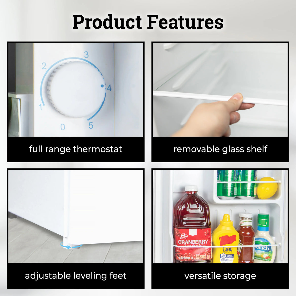 White 1.6 Cu.Ft. Refrigerator With Freezer X602