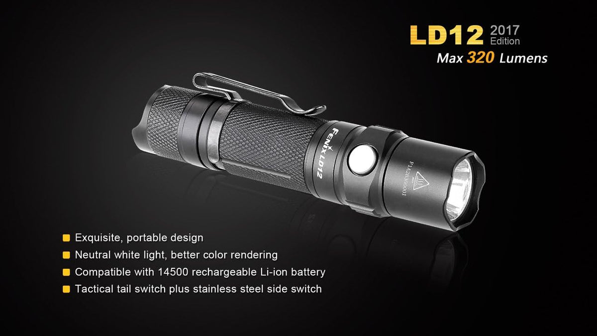 320 Lumen LED Tactical Flashlight I185
