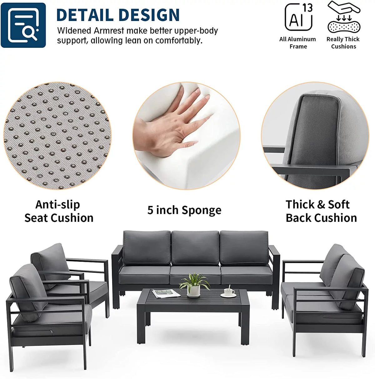Aluminum Patio Furniture Set G445158