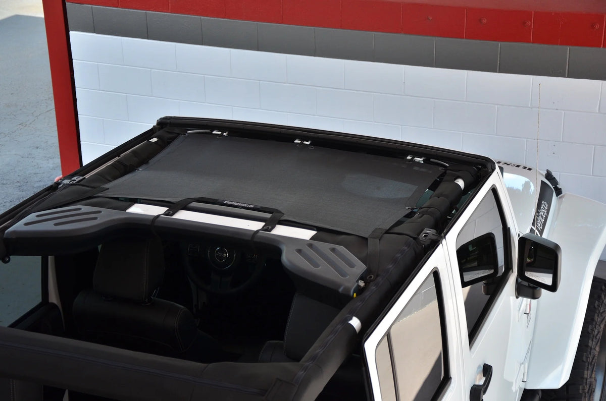 Mesh Shade Top Sunshade for Jeep Wrangler JK 2-Door and JKU 4-Door K93139