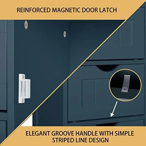 4 Drawer Freestanding Bathroom Cabinet H3533