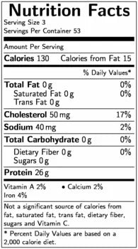 8 Ounce Vacuum Packed Skinless Boneless Wild Tuna Steak M4149