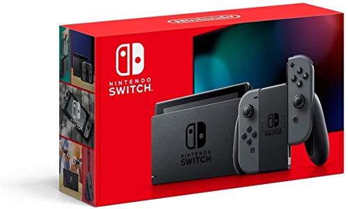 Black Nintendo Switch Game Console with Blue Red Joycon X578973