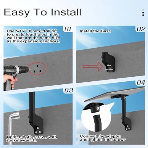 360° Rotatable Black Starlink Roof Mount Z60102