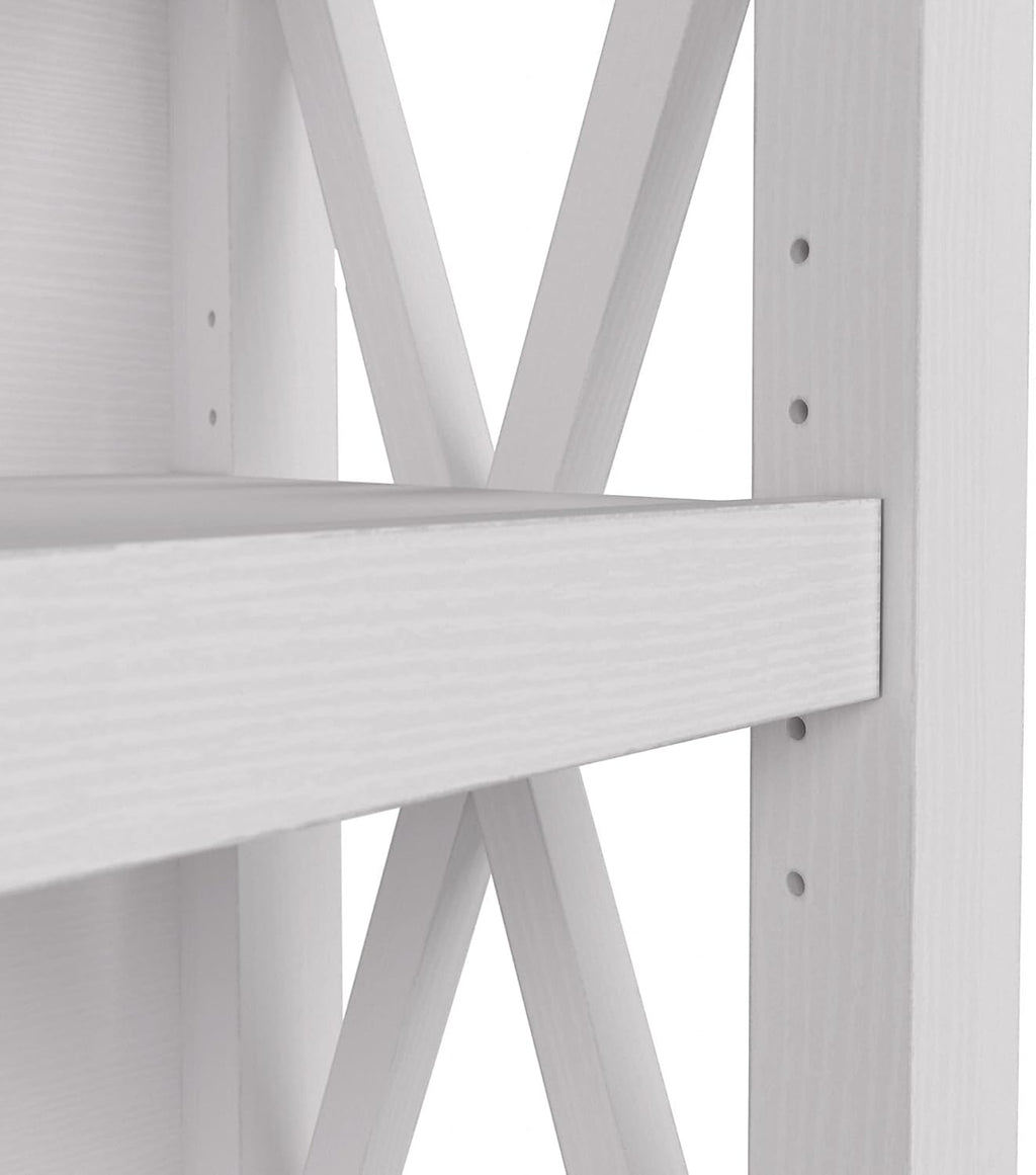 Pure White Oak 2 Shelf Bookcase V300997