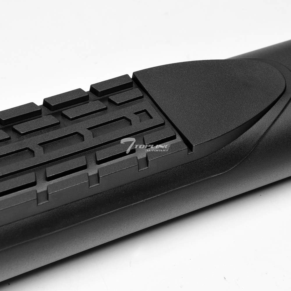 Oval Matte Black Side Step Nerf Bars Running Boards X9772