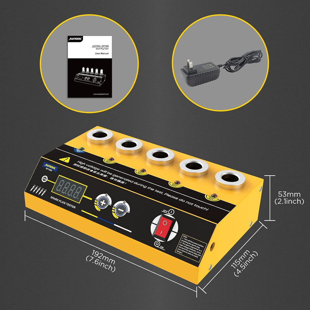 Car Spark Plug Tester with Adjustable 5Holes Detector I905