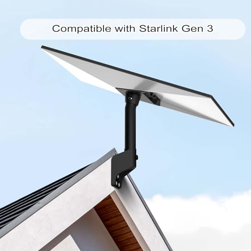 360° Rotatable Black Starlink Roof Mount Z60102