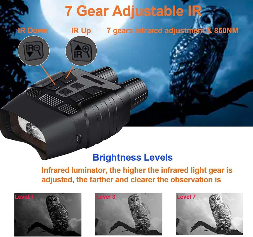Night Vision Binoculars with 32 GB Memory Card Q41738