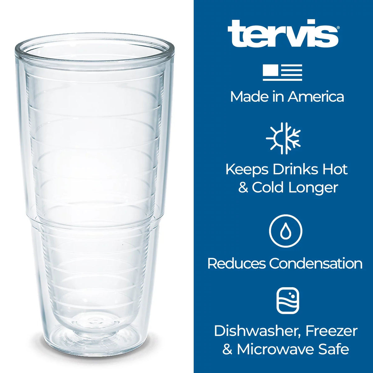 24oz Double Walled Insulated Tumbler Travel Cup J7370