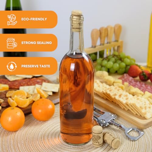30 Beige #8 Straight Wine Corks W2864