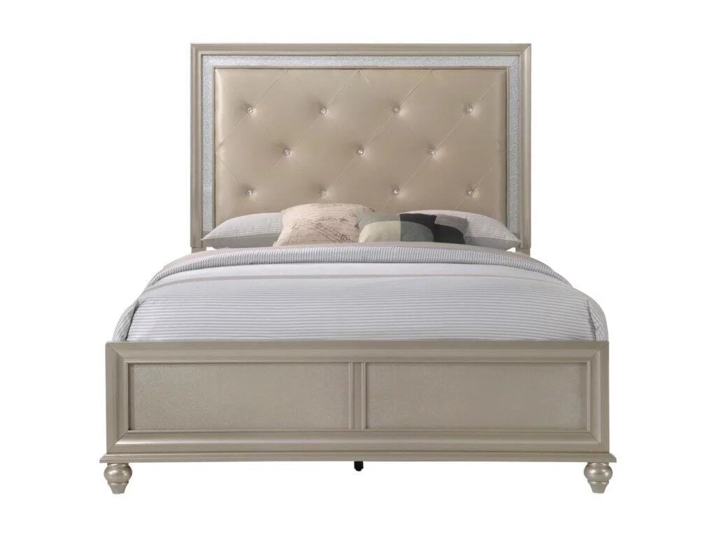 Champagne 4pc Full Size Bedroom Set U821