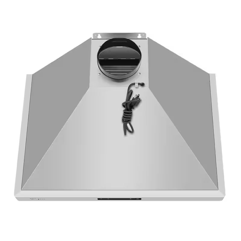 30 in. 380 CFM Ducted Wall Mount Range Hood in Stainless Steel X907493