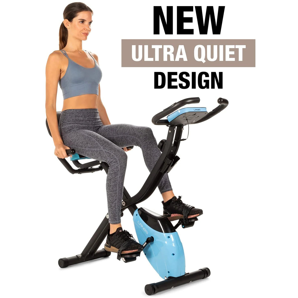 Foldable Exercise Bike Black W38293