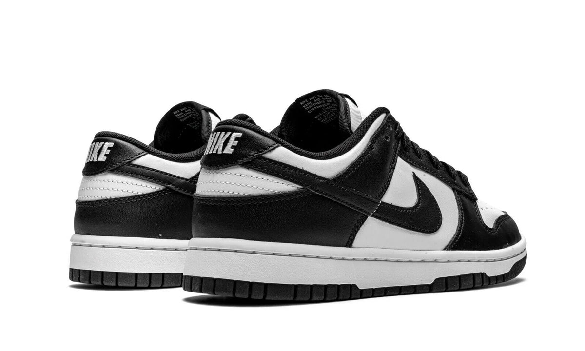 Black & White Leather Running Shoes Q964