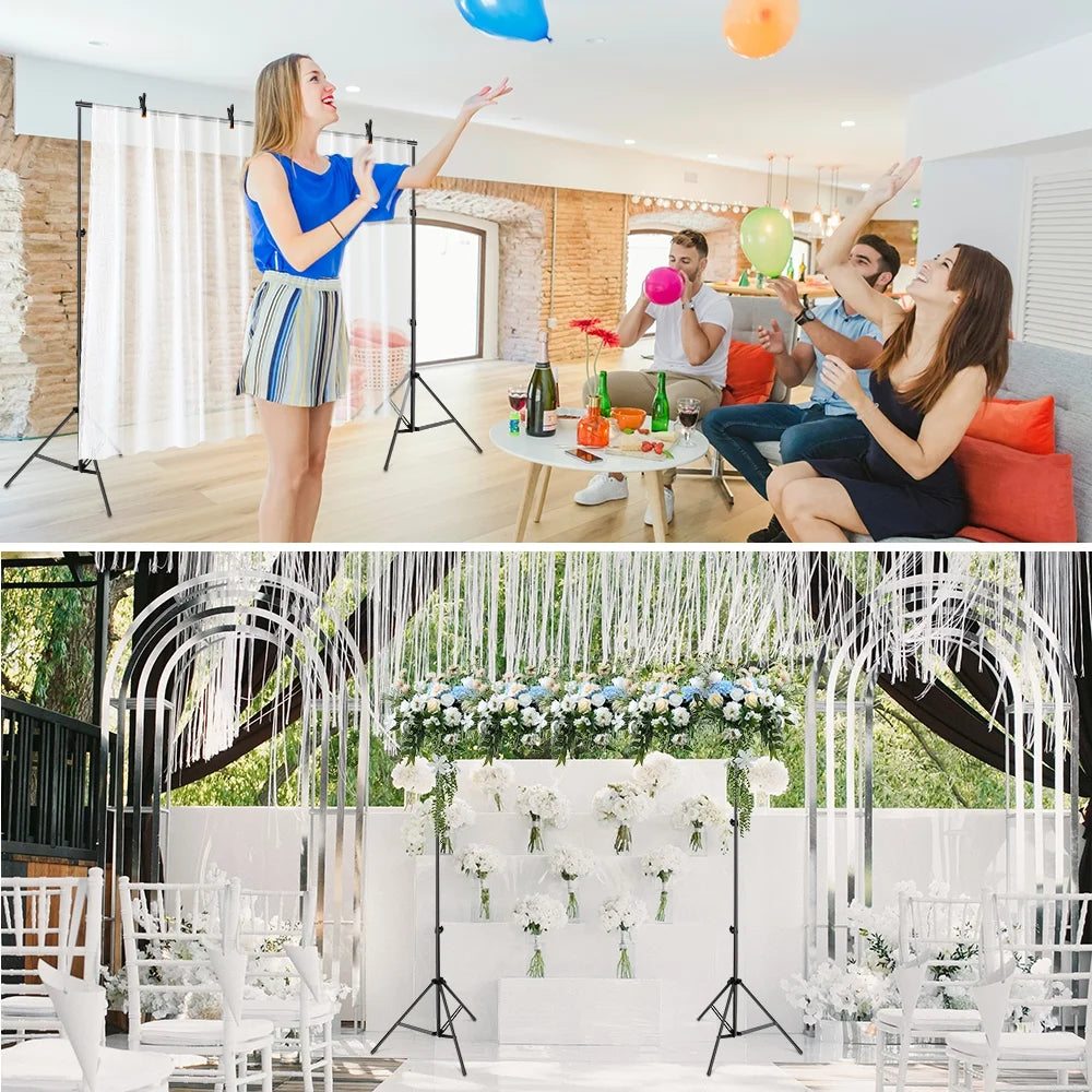 10ft Adjustable Background Support Stand Photography Backdrop Kit Z3593