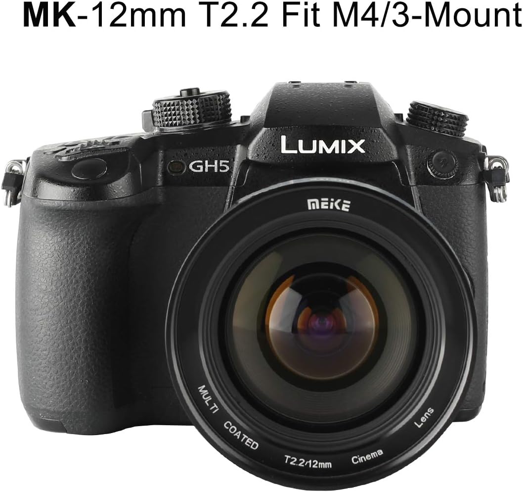 12mm T2.2 Manual Focus Wide Angle Cinema Lens for M43 Mount Cameras P9689