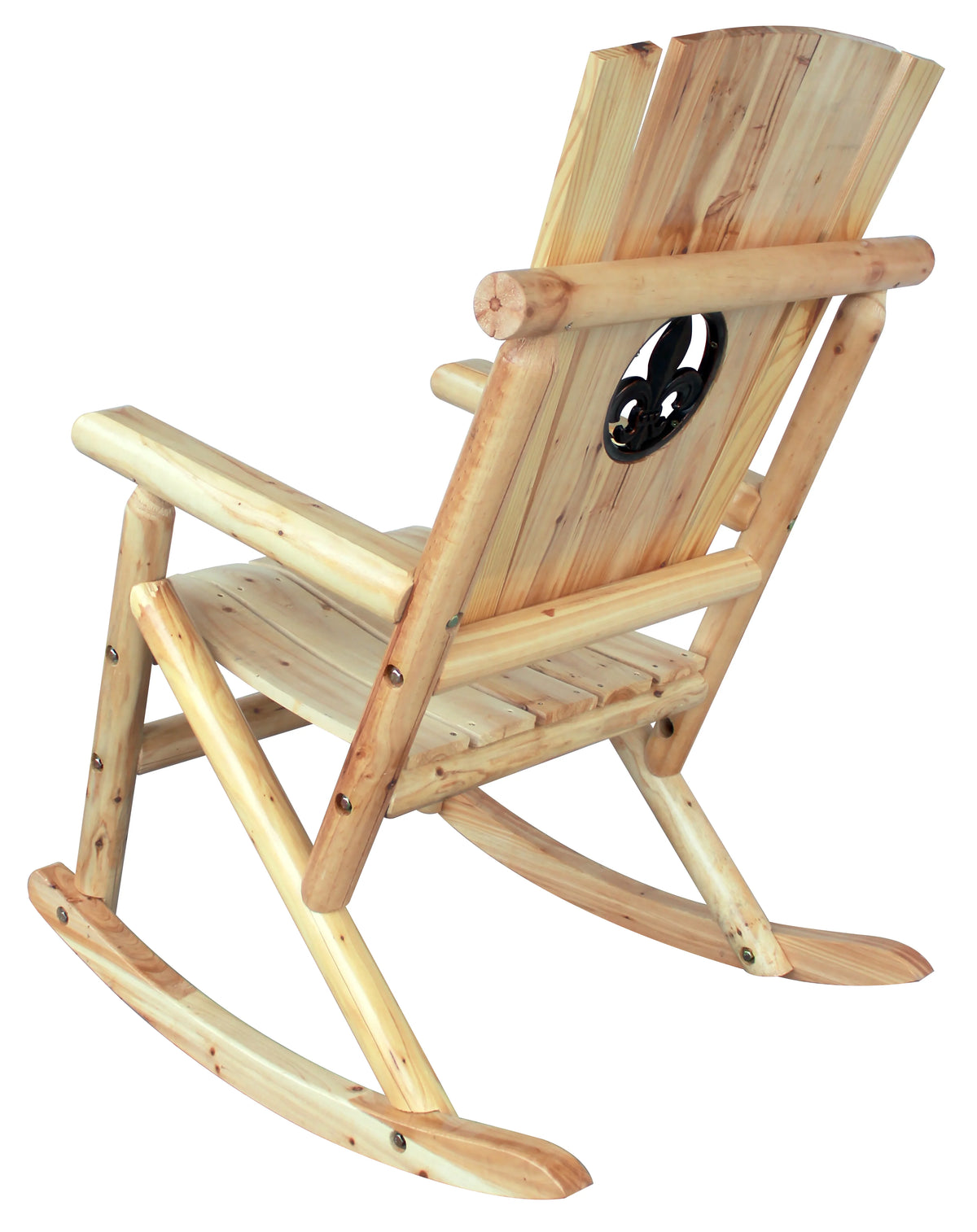 Natural Outdoor Wood Rocker S334332