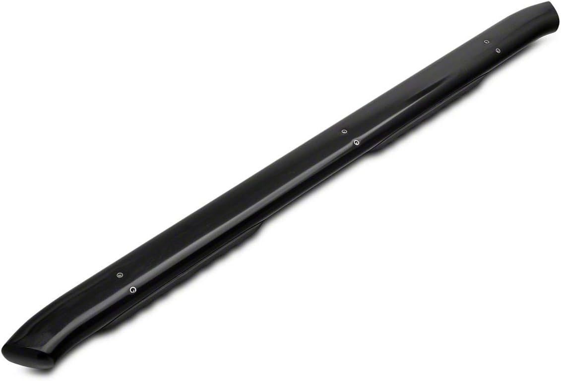 Black 5-Inch Oval Bent End Side Step Bars G31974