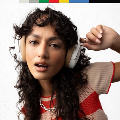 True Black Over-Ear Noise Cancelling Wireless Headphones U8325