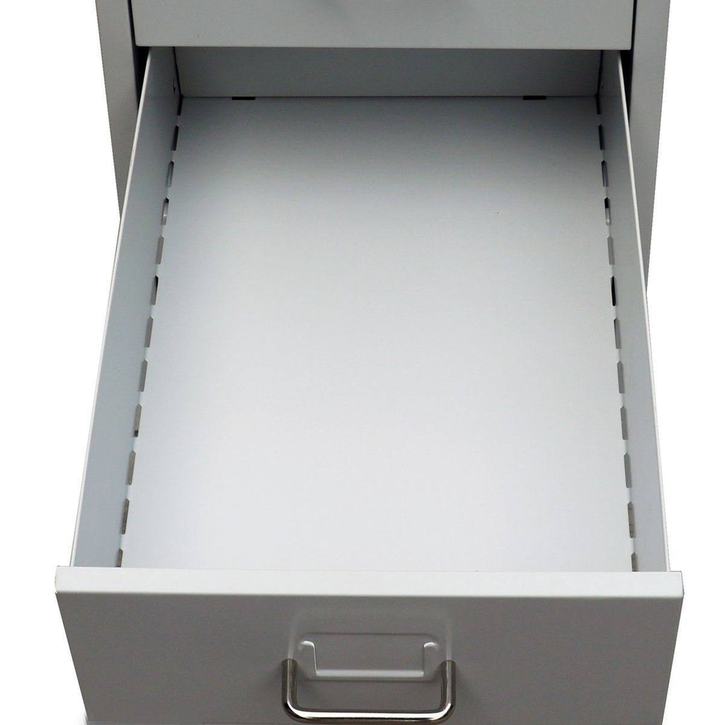 Metal Filing Cabinet with 5 Drawers Gray J55724