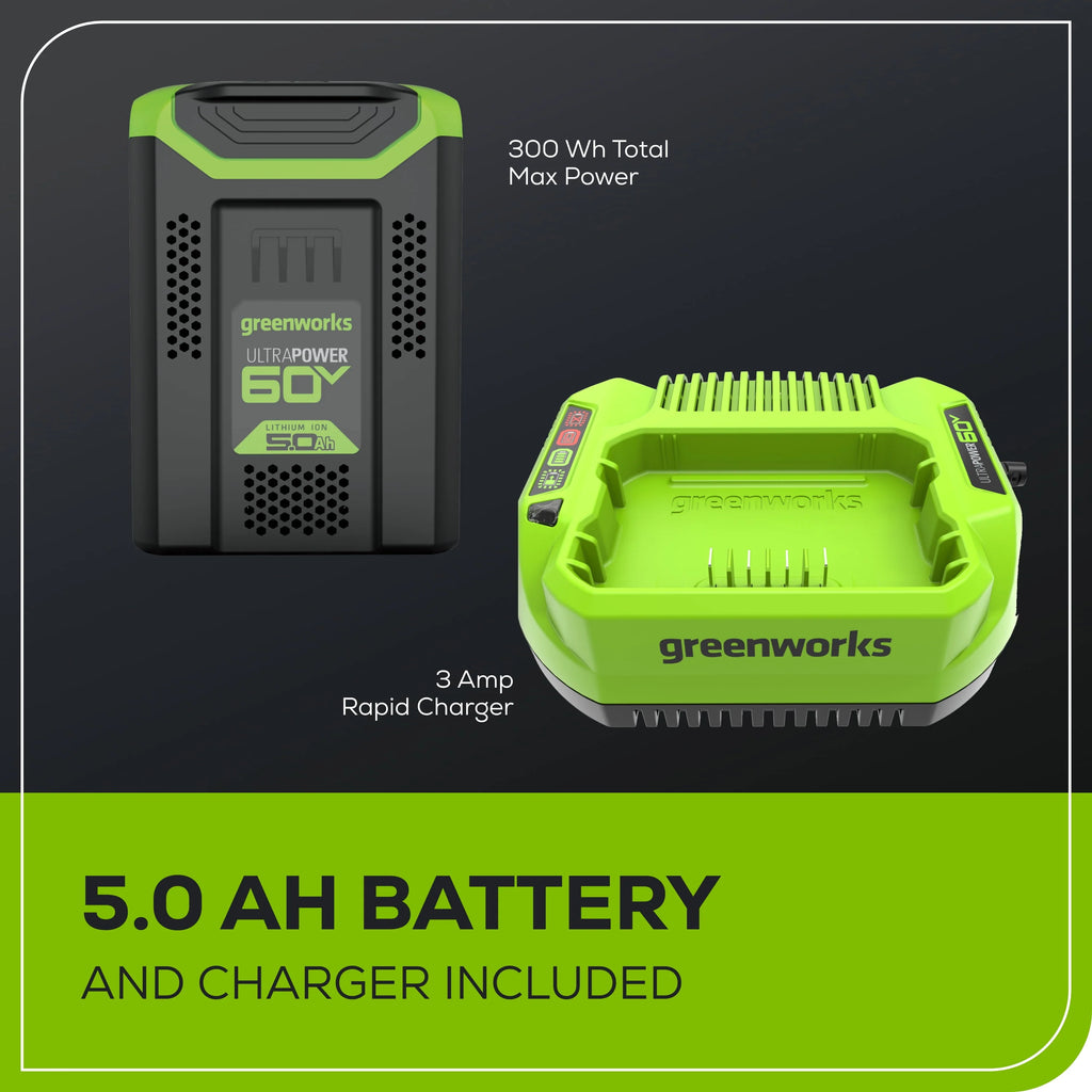 60V 21 Push Lawn Mower with Battery & Charger U91474
