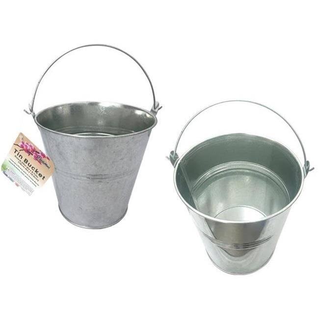 Gardening Tin Bucket Case of 24 L7548