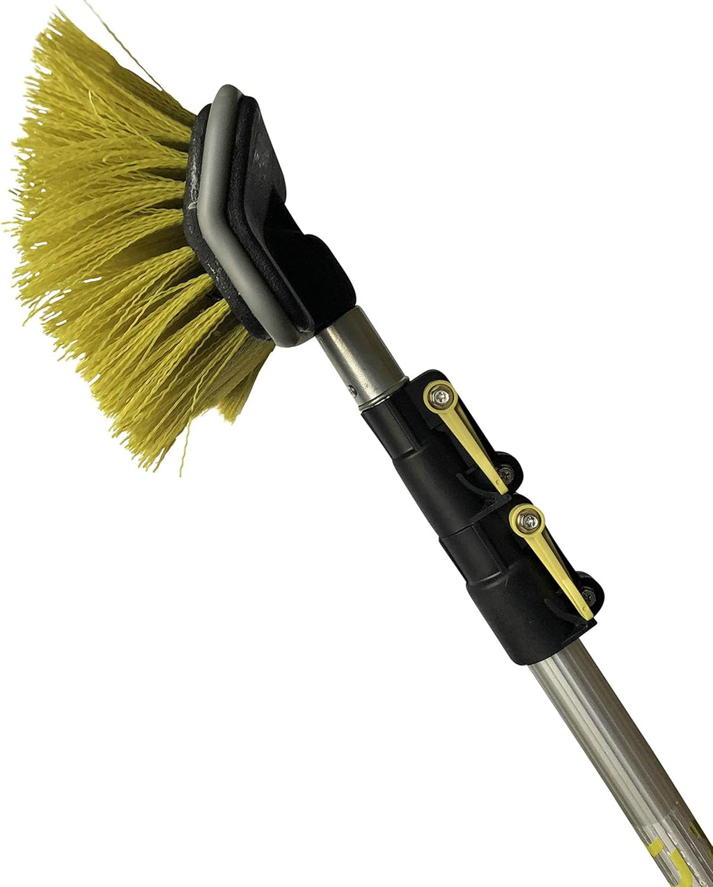 11 Inch Hard Bristle Deck Brush with Telescoping Pole, Pack of 2 Z6689