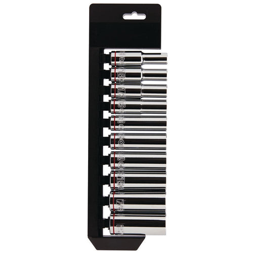 1/2 in. Drive SAE Chrome Deep Socket Set, 10-Piece M1792