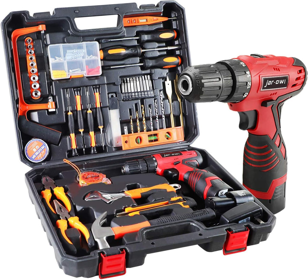 108 Piece Power Tool Combo Kit with 16.8V Cordless Drill X45634
