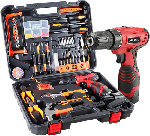 108 Piece Power Tool Combo Kit with 16.8V Cordless Drill X45634