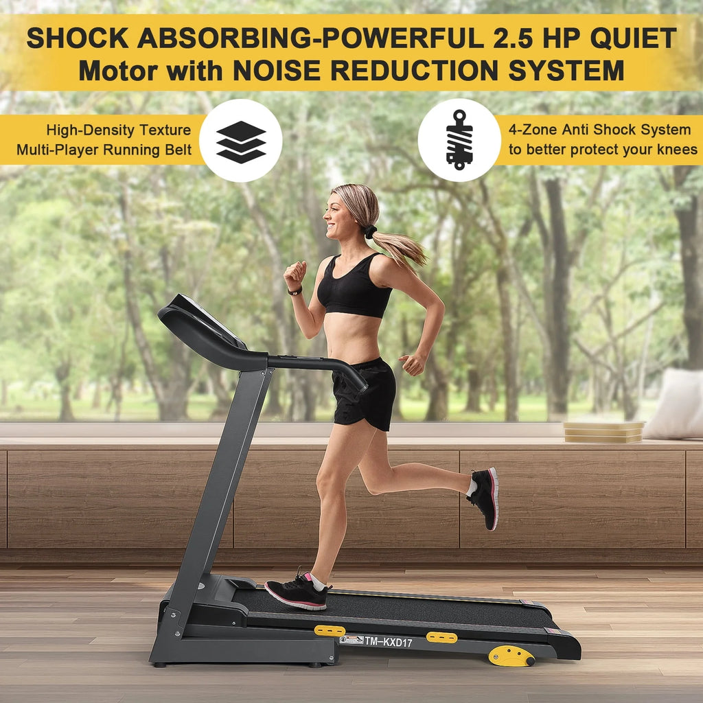 Incline Electric Treadmill 220lbs Max O1713