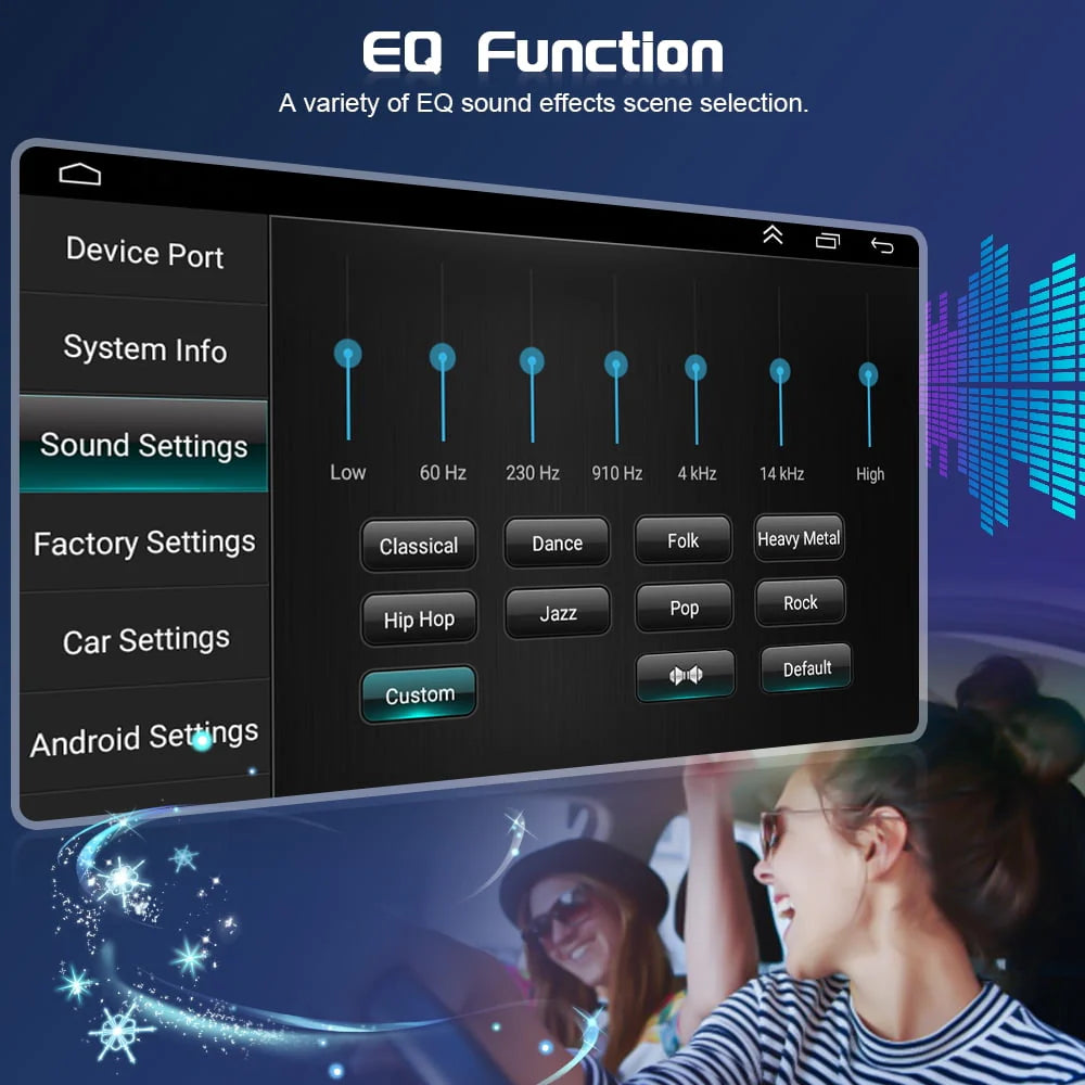 9'' Touchscreen Android Car Stereo Radio W937
