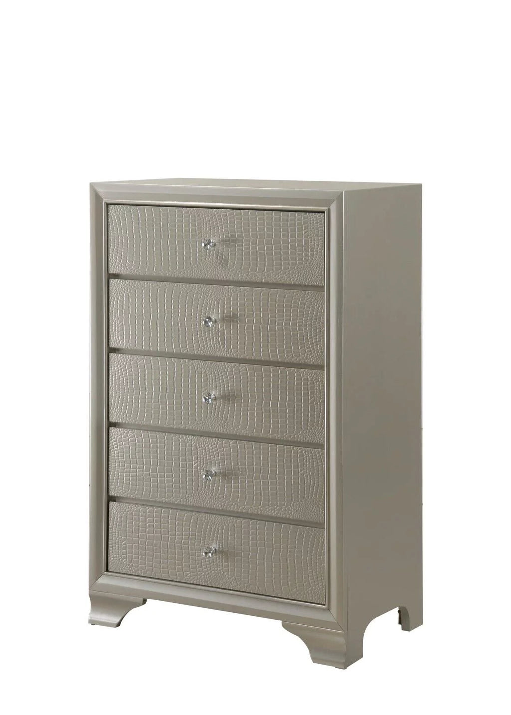 Queen Size Upholstered Panel Bed Chest Nightstand Set H12290
