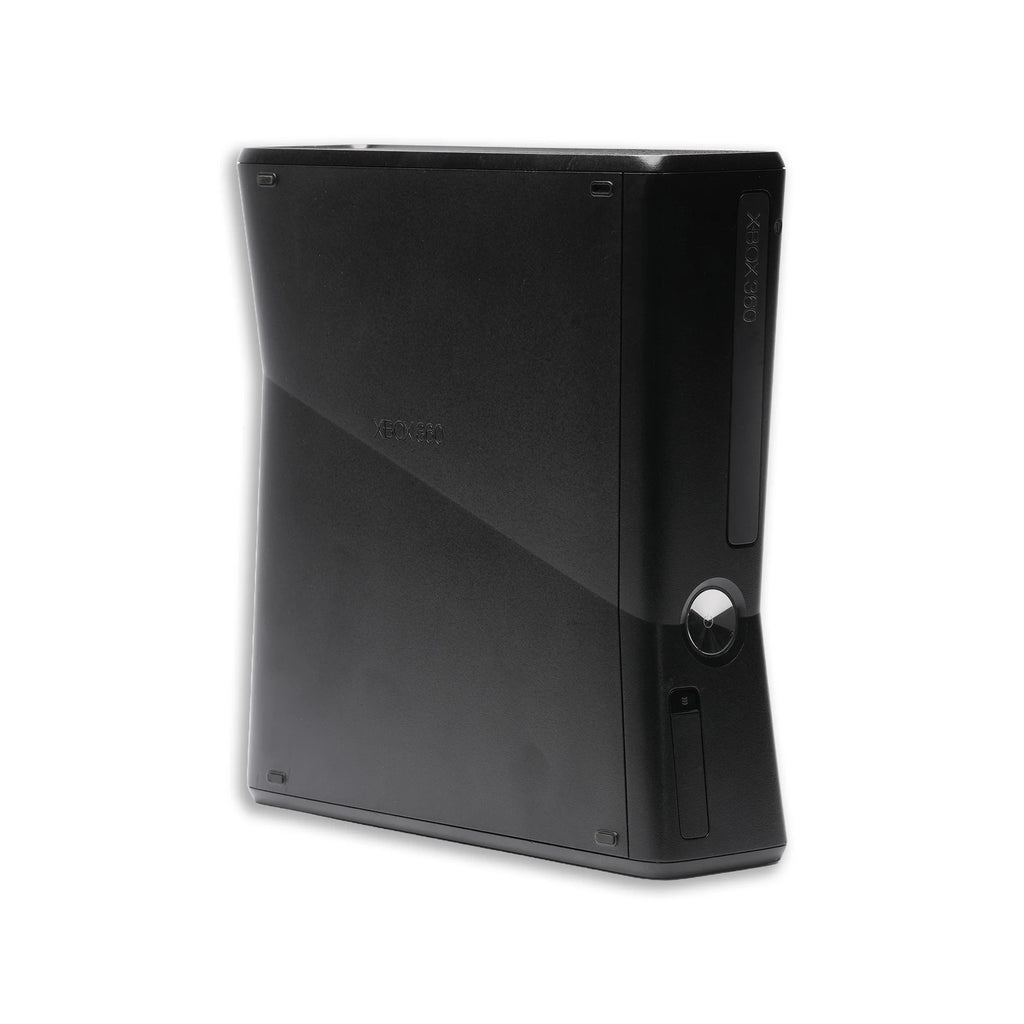 Black Xbox 360 S 4GB Game Console with 2 Wireless Controllers H3070