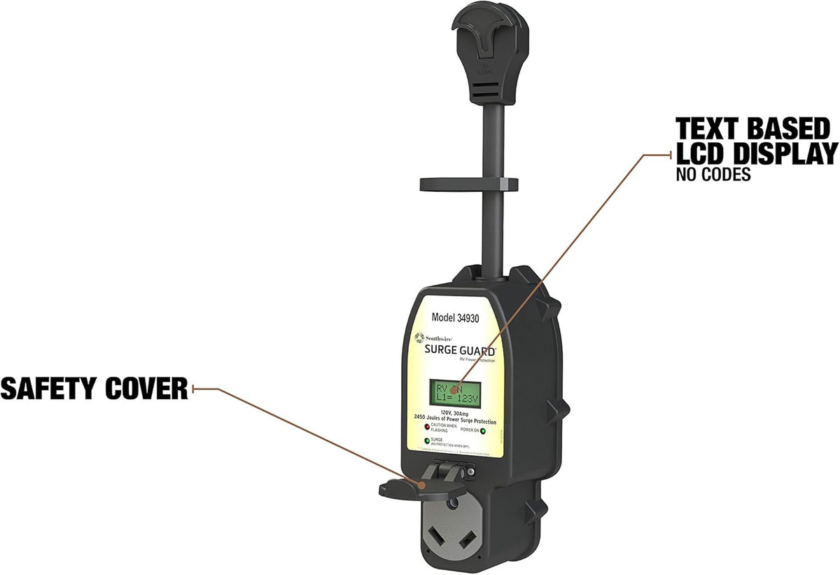 Portable Surge Guard with LCD Display X82187