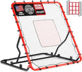 4x4.5FT Adjustable Baseball Rebounder Net with 2 Strike Zones V1685