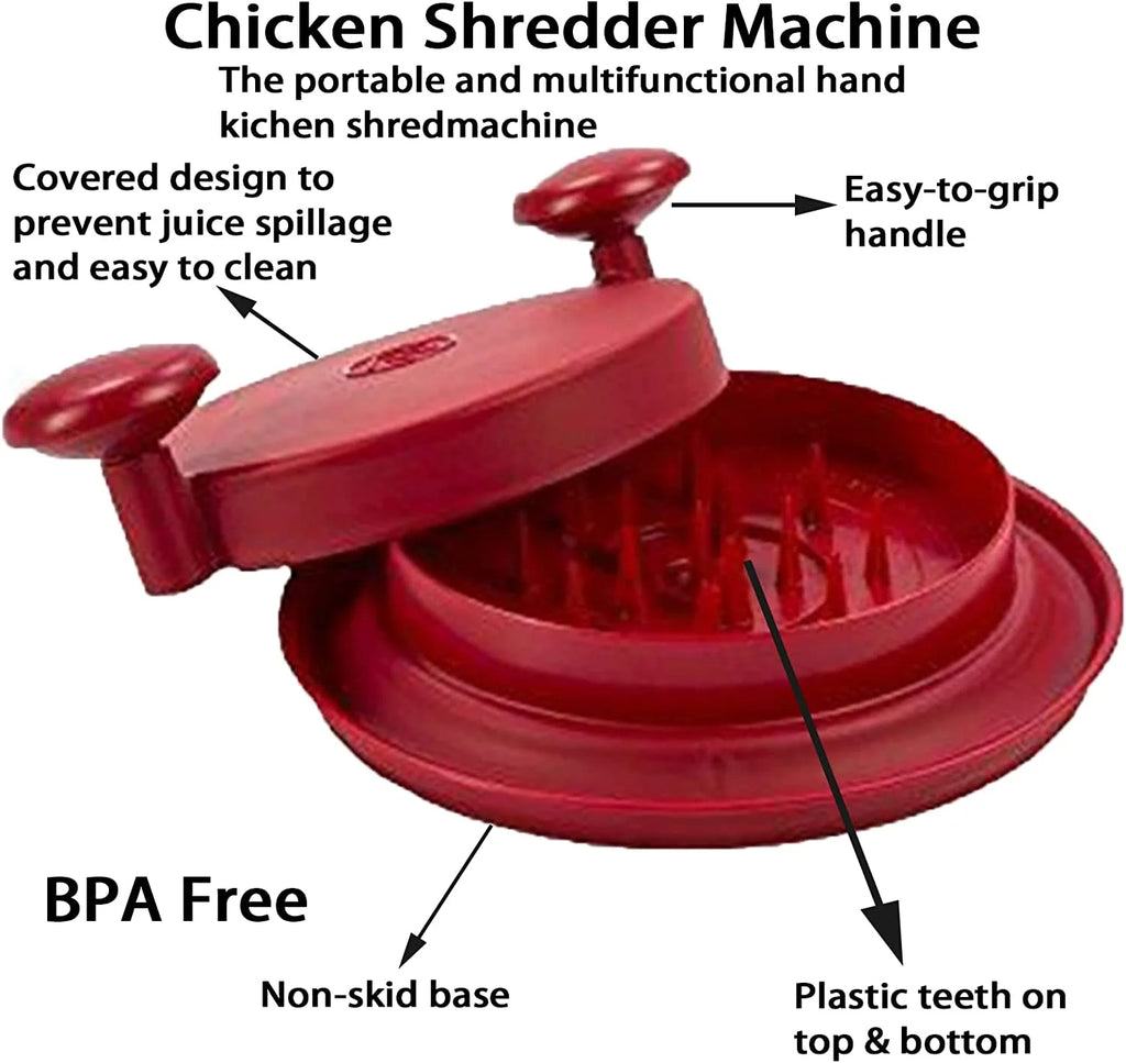 Chicken Shredder Tool with Handles and Non-Skid Base I6357