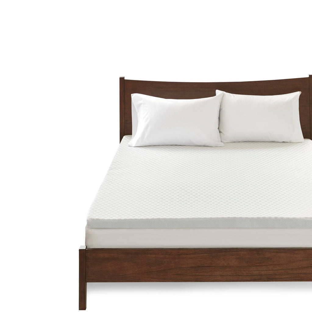 King Size Gel Memory Foam Mattress Topper with Cooling Cover W597812