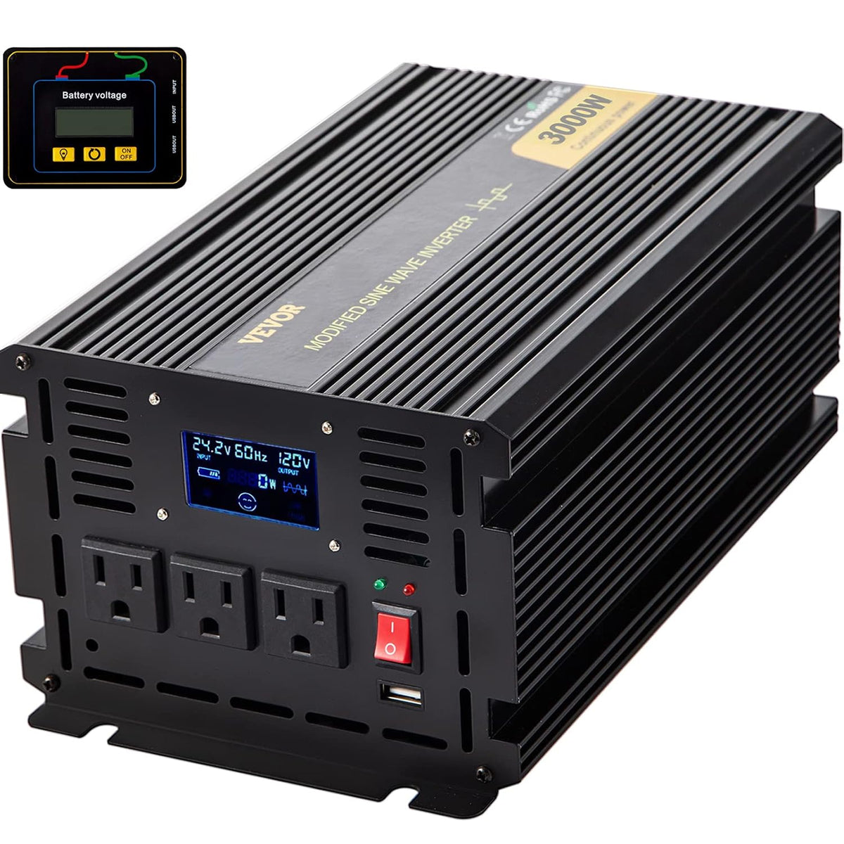 3000W Modified Sine Wave Power Inverter H55794