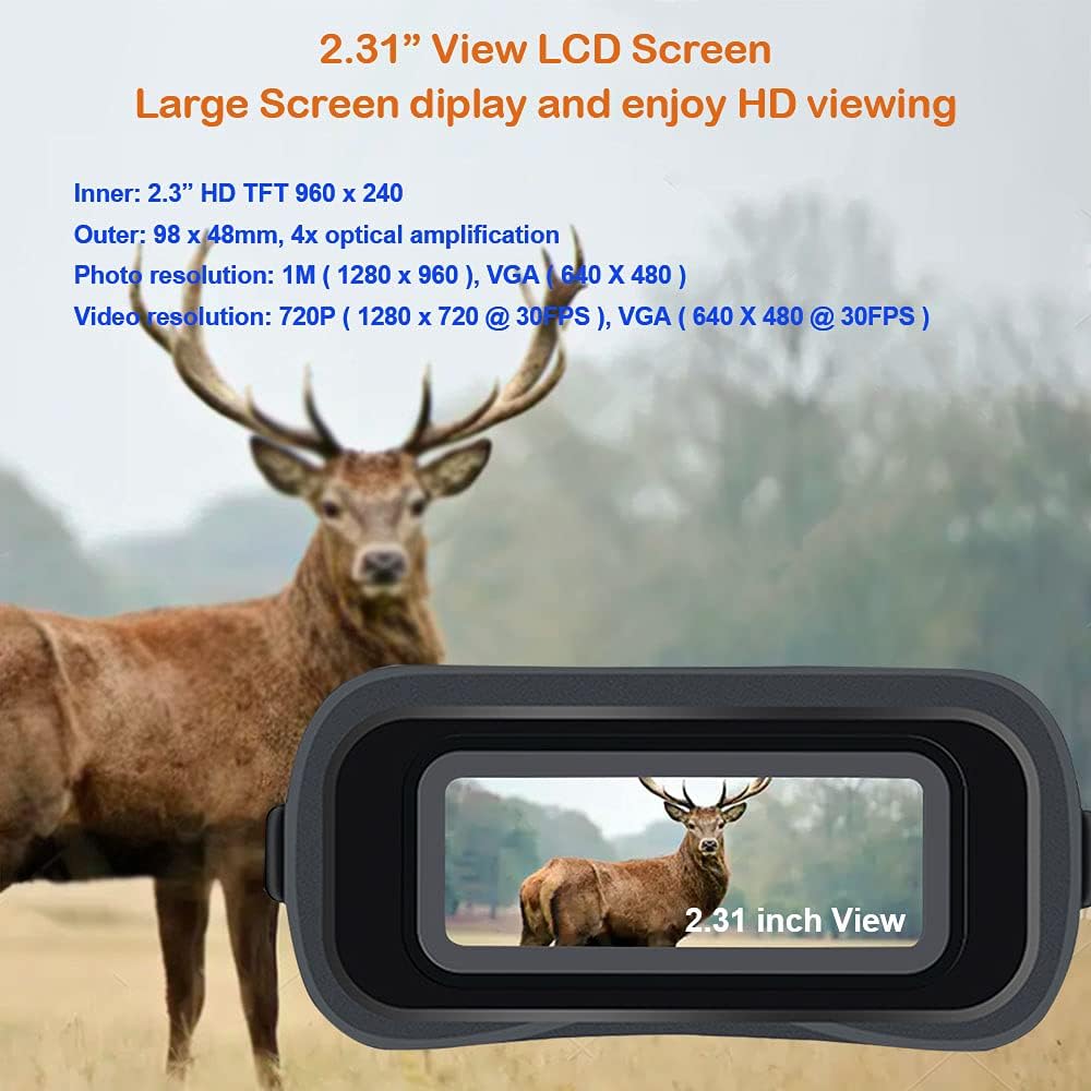 Night Vision Binoculars with 32 GB Memory Card Q41738