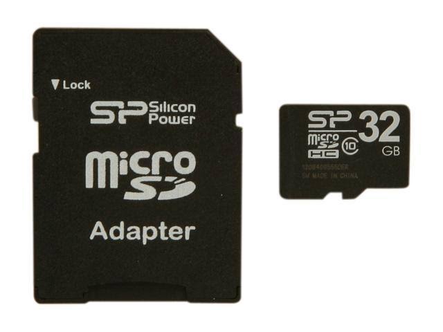 32GB microSDHC Class 10 Memory Card with SD Adapter Y970331