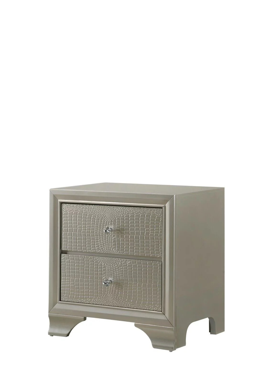 Queen Size Upholstered Panel Bed Chest Nightstand Set H12290