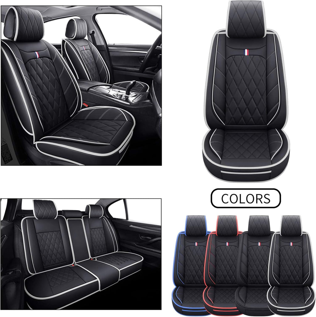 2 PCS Front Waterproof Leather Car Seat Covers A133410