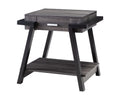 Black Wood End Table with Drawer and Shelf R22156